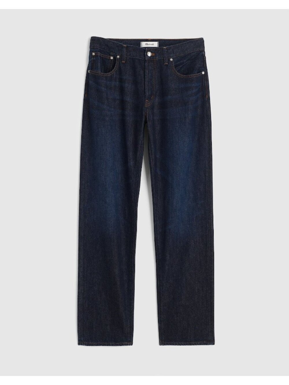 Madewell The Curvy Dean Easy Straight Jean in SoftDrape 30P